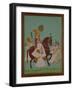 Maharaja Ram Singh of Jodhpur with Attendants, India-null-Framed Giclee Print