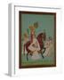 Maharaja Ram Singh of Jodhpur with Attendants, India-null-Framed Giclee Print