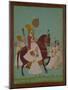 Maharaja Ram Singh of Jodhpur with Attendants, India-null-Mounted Giclee Print