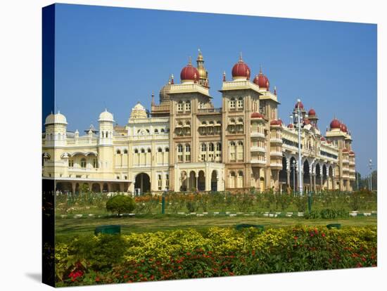 Maharaja's Palace, Mysore, Karnataka, India, Asia-Tuul-Stretched Canvas