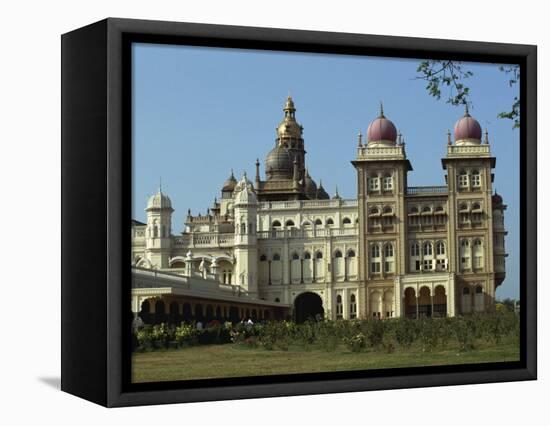 Maharaja's Palace, Mysore, Karnataka State, India-Taylor Liba-Framed Stretched Canvas