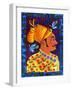 Maharaja with Blue Birds, 2011-Jane Tattersfield-Framed Premium Giclee Print