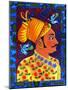 Maharaja with Blue Birds, 2011-Jane Tattersfield-Mounted Premium Giclee Print