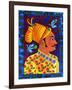 Maharaja with Blue Birds, 2011-Jane Tattersfield-Framed Giclee Print