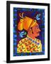 Maharaja with Blue Birds, 2011-Jane Tattersfield-Framed Giclee Print