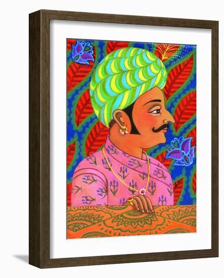 Maharaja with Butterflies, 2011-Jane Tattersfield-Framed Giclee Print