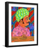 Maharaja with Butterflies, 2011-Jane Tattersfield-Framed Giclee Print