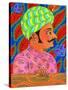 Maharaja with Butterflies, 2011-Jane Tattersfield-Stretched Canvas