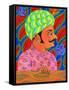 Maharaja with Butterflies, 2011-Jane Tattersfield-Framed Stretched Canvas