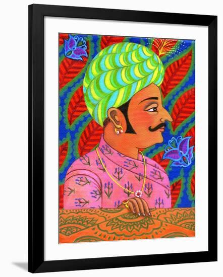 Maharaja with Butterflies, 2011-Jane Tattersfield-Framed Giclee Print