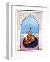 Maharajah Dulip Singh, from 'The Kingdom of the Punjab, its Rulers and Chiefs, Volume I', a…-null-Framed Giclee Print