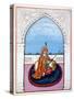 Maharajah Dulip Singh, from 'The Kingdom of the Punjab, its Rulers and Chiefs, Volume I', a…-null-Stretched Canvas