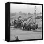 Maharajahs Rounding Jumma Muisjid, Delhi, India, 1913-HD Girdwood-Framed Stretched Canvas