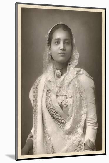 Maharani of Kutch Behar-null-Mounted Photographic Print