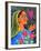 Maharani with Magenta Bird, 2011-Jane Tattersfield-Framed Giclee Print