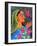 Maharani with Magenta Bird, 2011-Jane Tattersfield-Framed Giclee Print