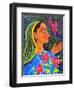 Maharani with Magenta Bird, 2011-Jane Tattersfield-Framed Giclee Print