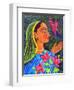 Maharani with Magenta Bird, 2011-Jane Tattersfield-Framed Giclee Print