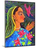 Maharani with Magenta Bird, 2011-Jane Tattersfield-Mounted Giclee Print