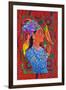 Maharani with Two Birds, 2012-Jane Tattersfield-Framed Giclee Print