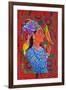 Maharani with Two Birds, 2012-Jane Tattersfield-Framed Giclee Print