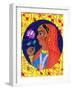 Maharani with White and Pink Flower, 2011-Jane Tattersfield-Framed Giclee Print