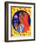 Maharani with White and Pink Flower, 2011-Jane Tattersfield-Framed Giclee Print