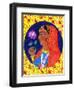 Maharani with White and Pink Flower, 2011-Jane Tattersfield-Framed Giclee Print