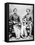 Mahatma Gandhi in Rajkot with School Friend Sheikh Mehtab, Rajkot, 1883-null-Framed Stretched Canvas