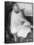 Mahatma Gandhi Indian Nationalist and Spiritual Leader Sailing from Boulogne to Folkestone-null-Framed Stretched Canvas