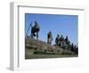 Mahatma Gandhi, the Eleven Statues, Delhi, India-John Henry Claude Wilson-Framed Photographic Print