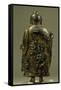 Mahavairocana, Cosmic Buddha, Gilded Bronze Statue, Back, China, Sui Dynasty, 6th-7th Century-null-Framed Stretched Canvas