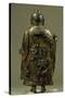 Mahavairocana, Cosmic Buddha, Gilded Bronze Statue, Back, China, Sui Dynasty, 6th-7th Century-null-Stretched Canvas