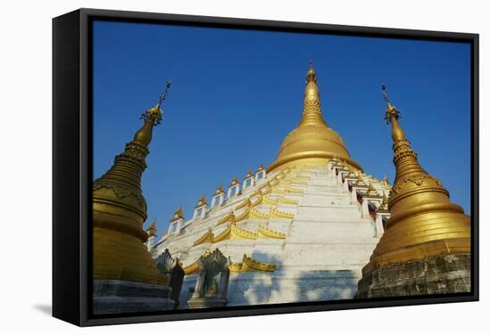 Mahazedi Paya, Bago (Pegu), Myanmar (Burma), Asia-Tuul-Framed Stretched Canvas