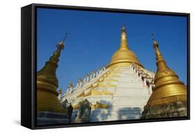 Mahazedi Paya, Bago (Pegu), Myanmar (Burma), Asia-Tuul-Framed Stretched Canvas