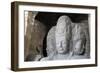 Mahesamurti of Elephant Island Caves, Mumbai, India-Kymri Wilt-Framed Photographic Print