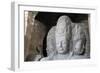 Mahesamurti of Elephant Island Caves, Mumbai, India-Kymri Wilt-Framed Photographic Print