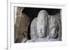 Mahesamurti of Elephant Island Caves, Mumbai, India-Kymri Wilt-Framed Photographic Print