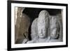 Mahesamurti of Elephant Island Caves, Mumbai, India-Kymri Wilt-Framed Photographic Print