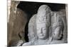 Mahesamurti of Elephant Island Caves, Mumbai, India-Kymri Wilt-Mounted Photographic Print