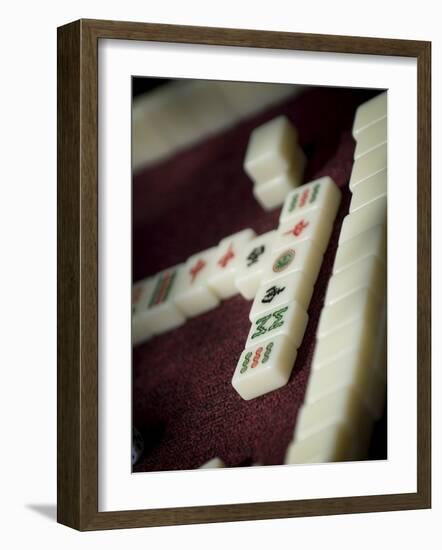 Mahjong Tiles, Dali, Yunnan, China-Porteous Rod-Framed Photographic Print