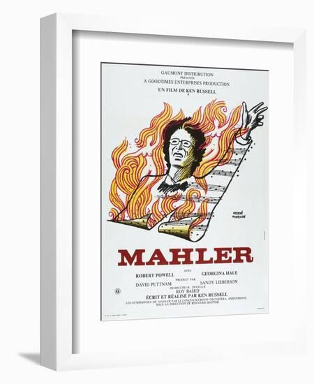 MAHLER, French poster, Robert Powell, 1974-null-Framed Art Print