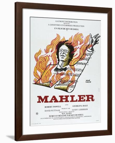 MAHLER, French poster, Robert Powell, 1974-null-Framed Art Print