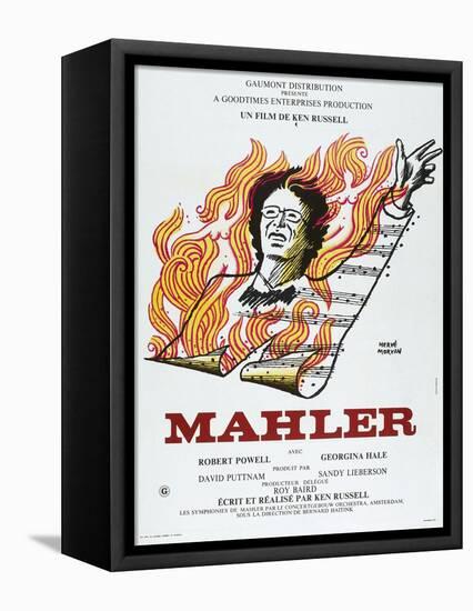 MAHLER, French poster, Robert Powell, 1974-null-Framed Stretched Canvas