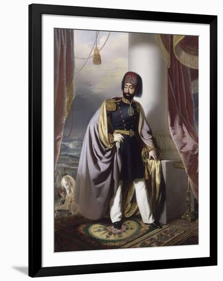 Mahmud II, sultan ottoman en 1808 (1784-1839)-Henri Schlesinger-Framed Giclee Print