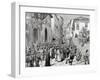 Mahmud Nedim Pasha (1818-1883). Ottoman Statesman. Protests in the Streets of Istanbul Against Mini-null-Framed Giclee Print