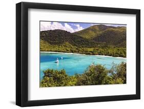 Maho Bay, Virgin Island National Park, St John, USVI-George Oze-Framed Photographic Print