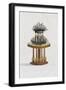 Mahogany and Bronze Flower Stand-null-Framed Giclee Print