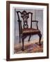 Mahogany Armchair, Style of Chippendale, 1911-1912-Edwin Foley-Framed Giclee Print