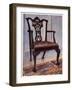 Mahogany Armchair, Style of Chippendale, 1911-1912-Edwin Foley-Framed Giclee Print